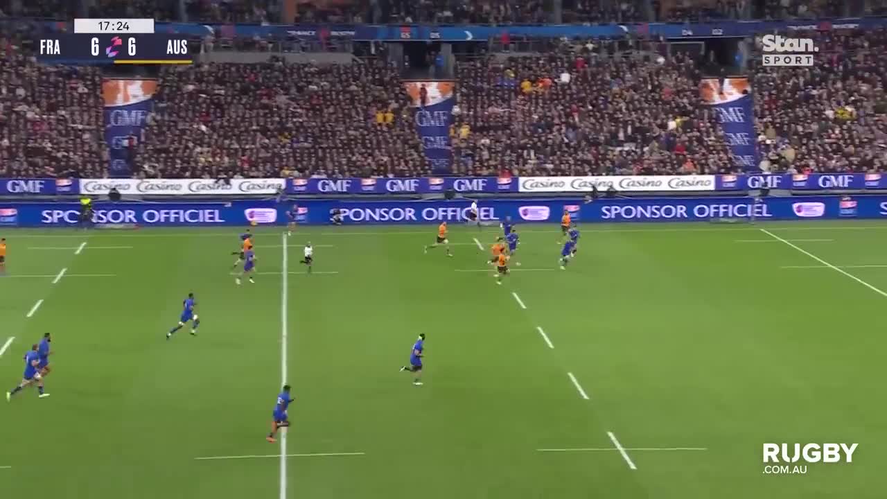 Wallabies score Try of the Year Contender vs France