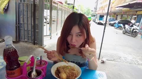 A Street Food Soi in Bangkok