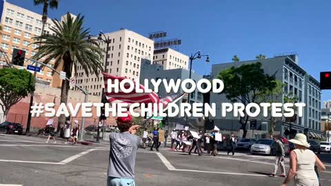 Hollywood save our children protest