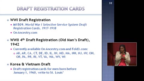 2013 Genealogy Fair Introduction to Military Records at the National Archives