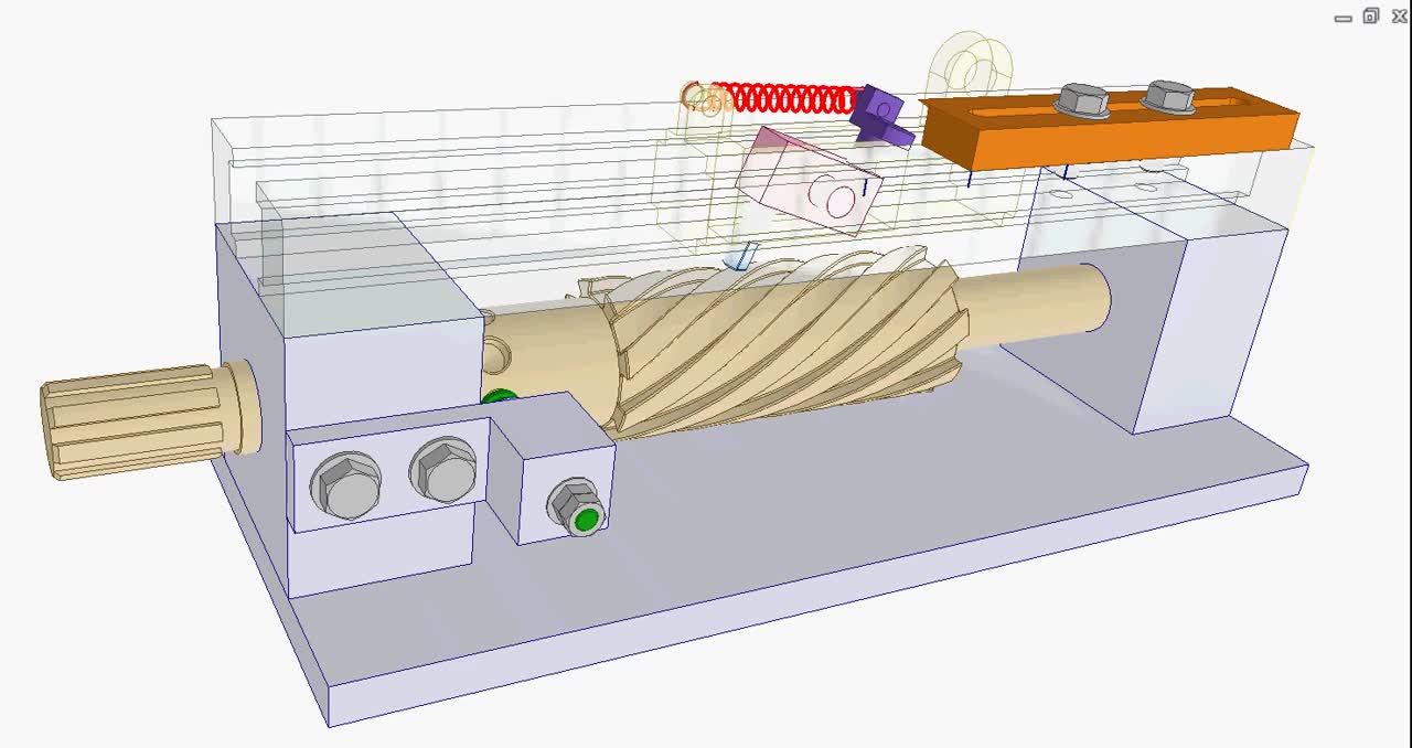 0017 - Space ratchet mechanism 3a
