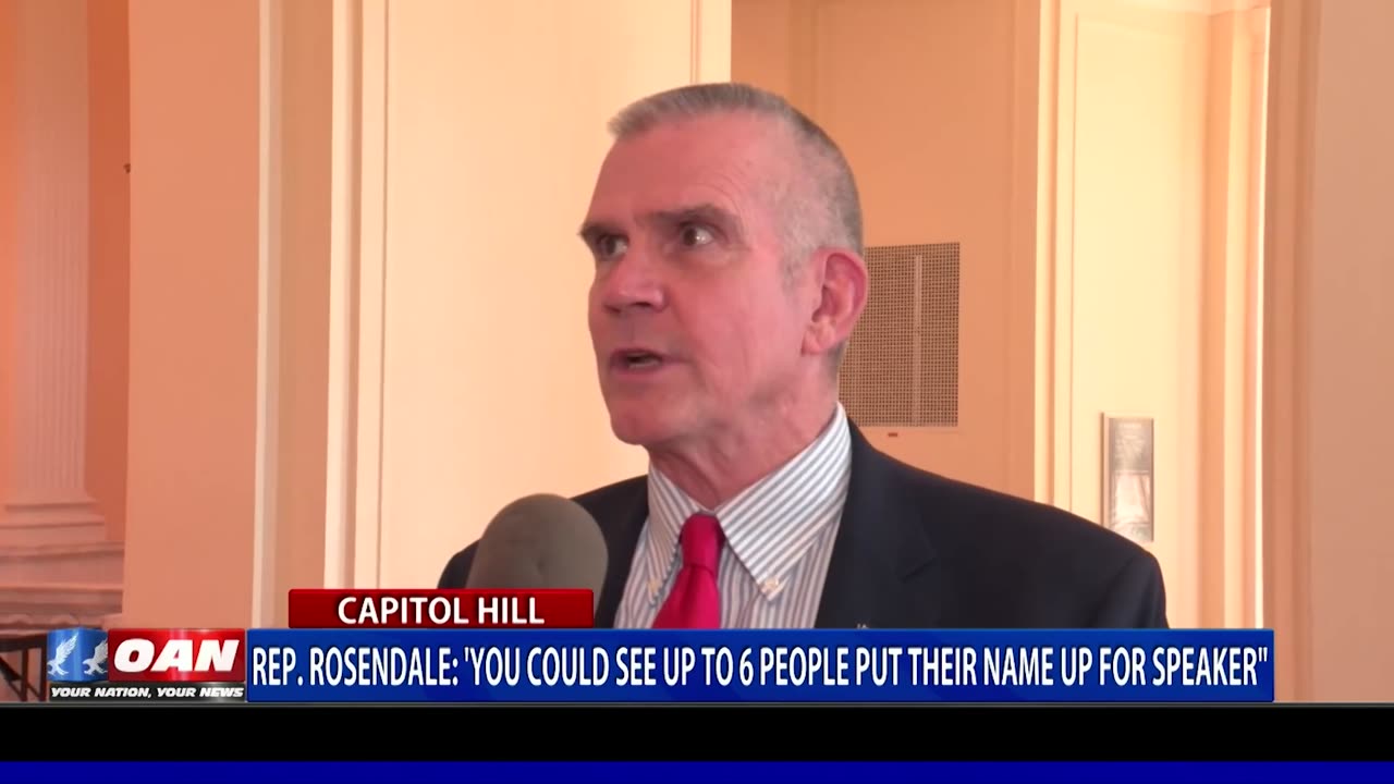Rep. Rosendale: 'You Could See Up To 6 People Put Their Name Up For Speaker"