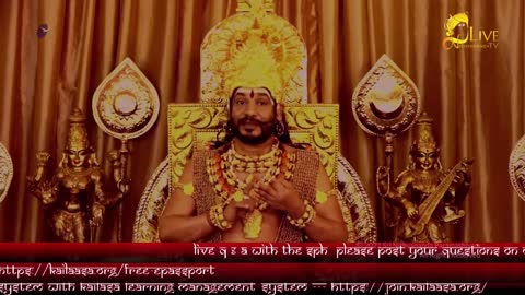 Future of Humanity is Dependent on Revival of Hinduism, SPH Nithyananda