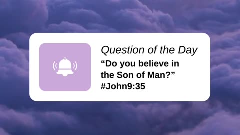 John 9:35-38