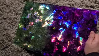 Epoxy Resin Tile - Blue and Purple