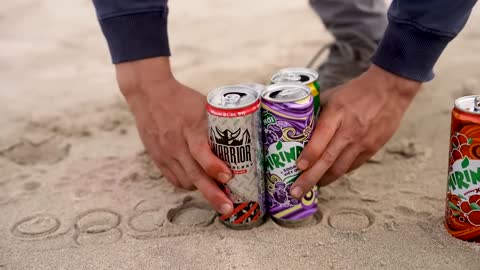 Giant Coca Cola & Big Monster,Chupa Chups, Mtn Dew, Fanta, Mirinda and Mentos soda mix Underground2
