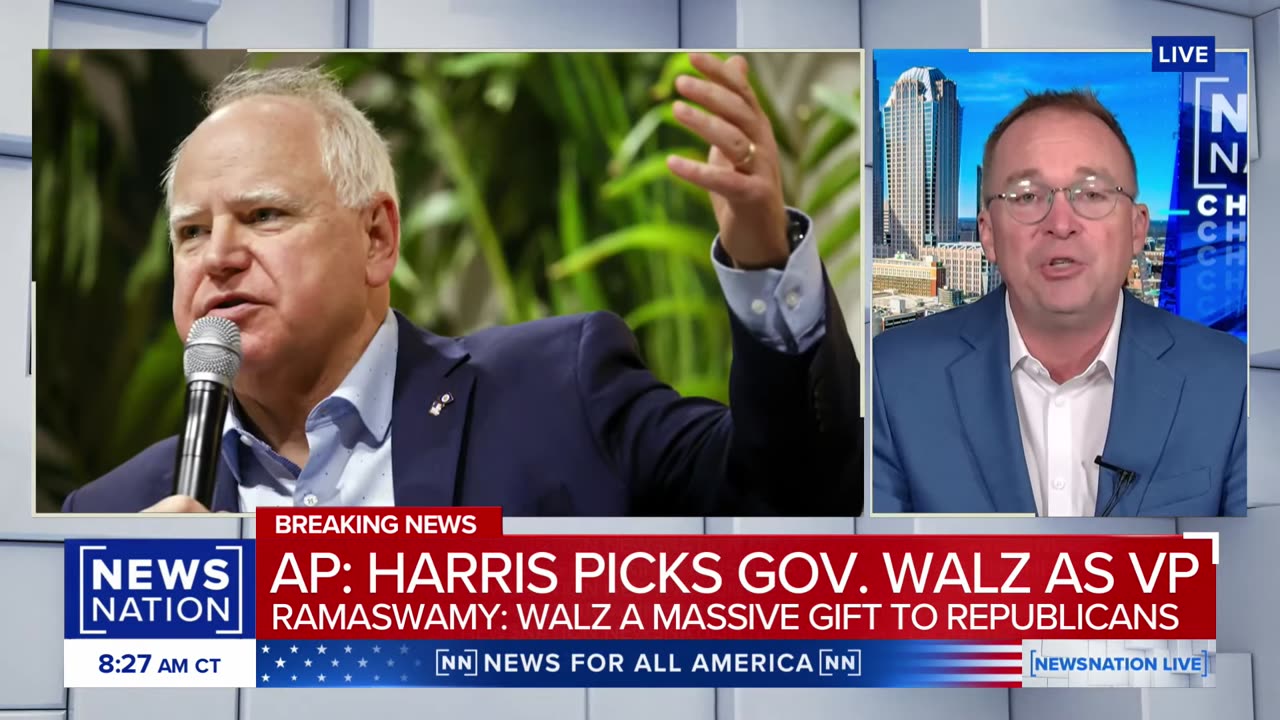Tim Walz a 'guy you want to go to dinner with': Mulvaney | NewsNation Live | NE