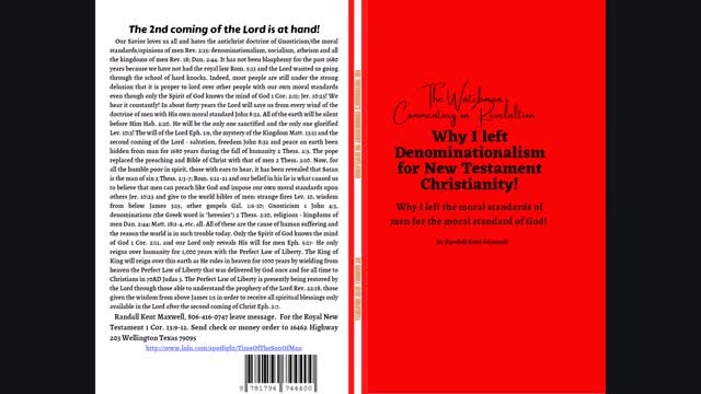Why I left Denominationalism (the moral standards of men) for New Testament Christianity!