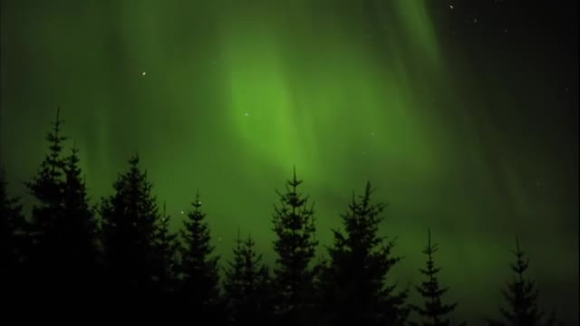 The Aurora Borealis, Northern lights, Nordlys in Lofoten, Norway