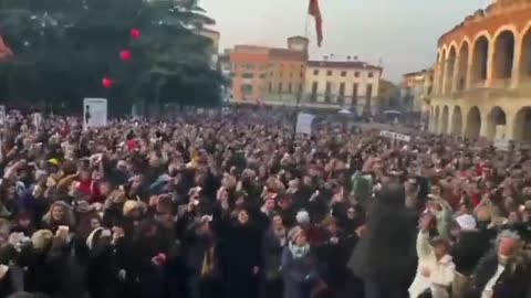 HUGE Protests in Milano