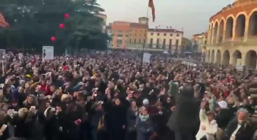 HUGE Protests in Milano