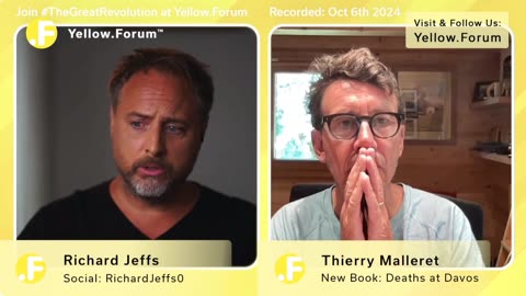 Klaus Schwab's Co-Author Thierry Malleret on Davos and the WEF's Innocence | Richard Jeffs