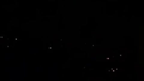 Ukraine Night time - Electricity Going Off & On