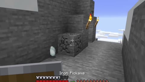 Building the Perfect Mountain Home in Hardcore Minecraft