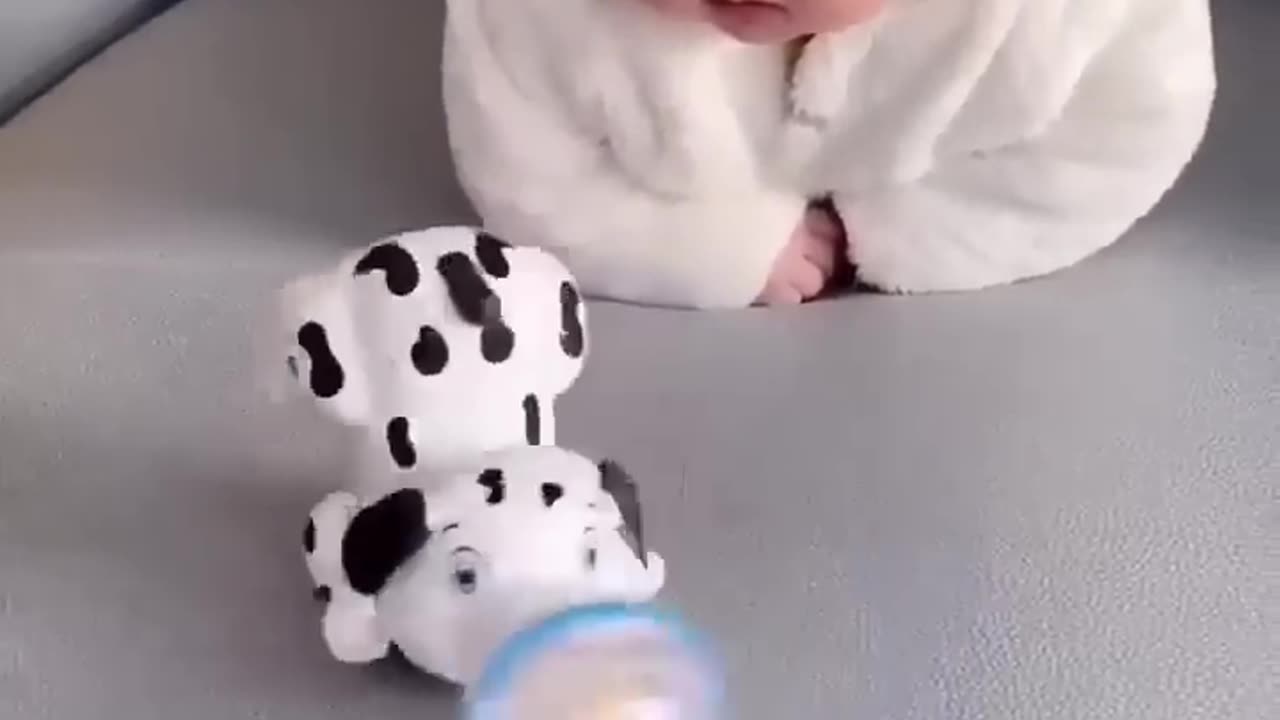 Cute baby and funny puppy 🐶 toy #shorts #trending