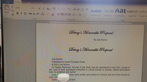 How to format an ebook, Part 1.