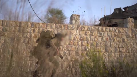 Attached is footage from the activity of the Golani Brigade in southern Lebanon:
