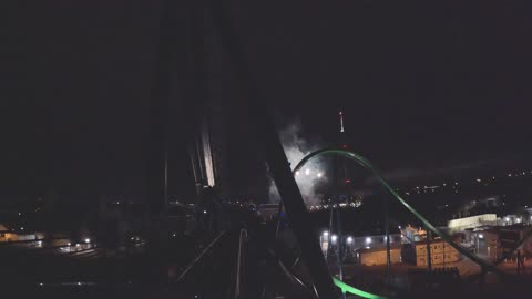 Mako - Night Ride - Front Row - Seaworld Orlando