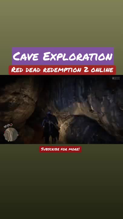 Cave Exploration _ RDR2 Online _ #rdr2 #rdr2online #caves #explore _ Subscribe for more!
