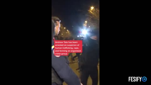 Andrew Tate arrested