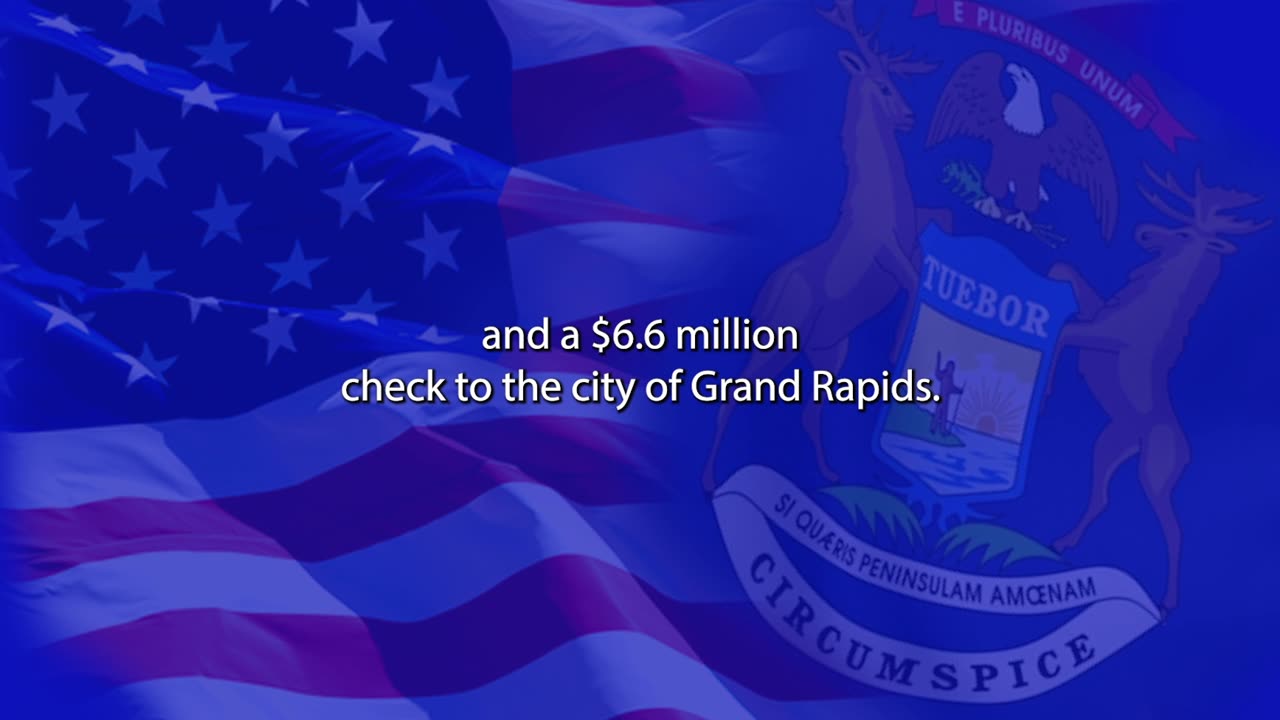 Grand Rapids and Kent County are receiving a significant boost
