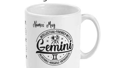 Personalised Zodiac Star Sign Mug by Welovit ❤️