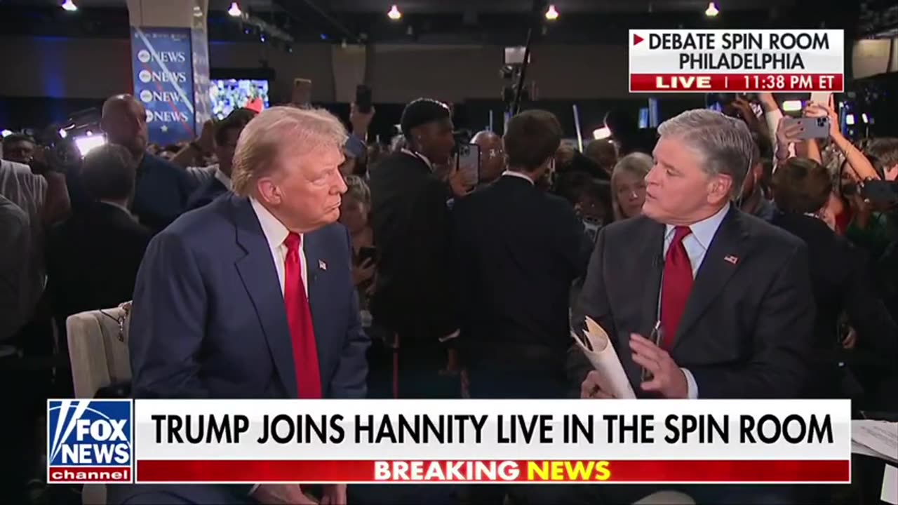 Trump's First Reaction After The Three On One Debate