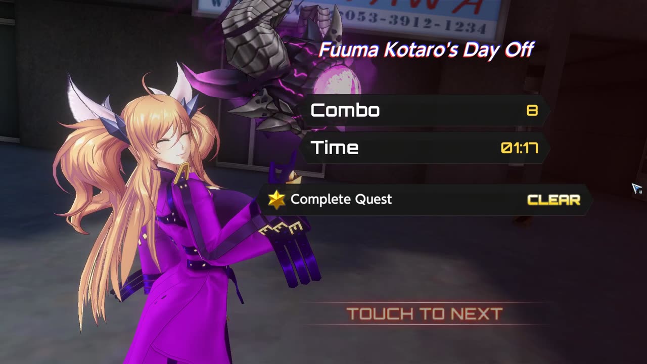 Purple Vampire Onisaki REBIRTH Intro, Dialog, Ultimate, Outro, PvP victory & Model / Action Taimanin