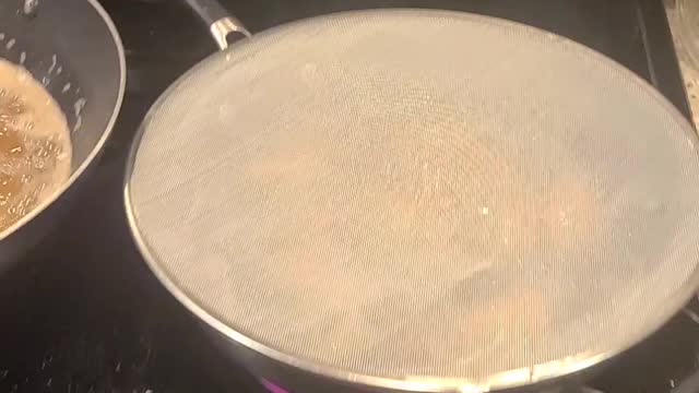 Making Buffalo and Golden barbecued wings!