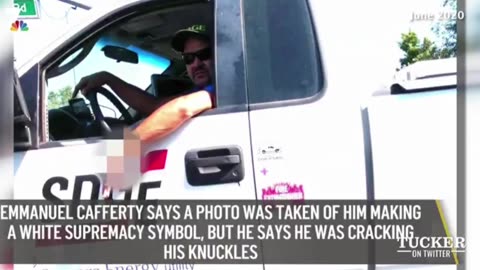 Tucker Carlson talks about a similar instance where a truck driver was,