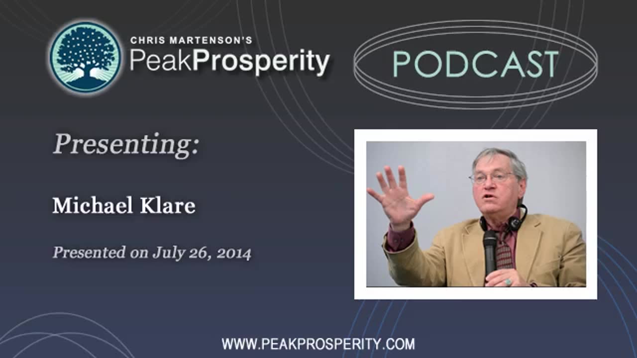 Finite Resources And The Geography of Conflict - Prof. Michael Klare