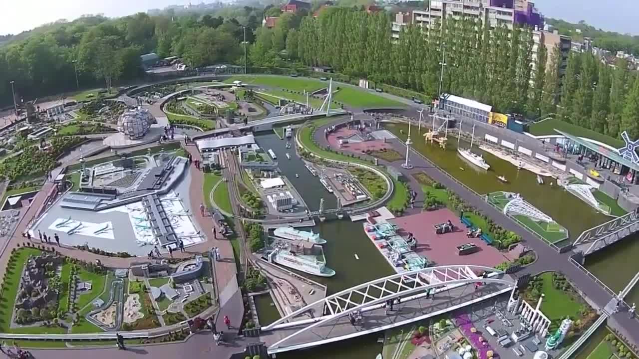 Niederlande Von Oben Den Haag, Rotterdam, Amsterdam Stadt 4k Video Niederlande Reise