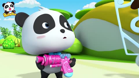 Baby Panda Wears Pumpkin Costume Funny Baby Video Kids Cartoon Kids Videos