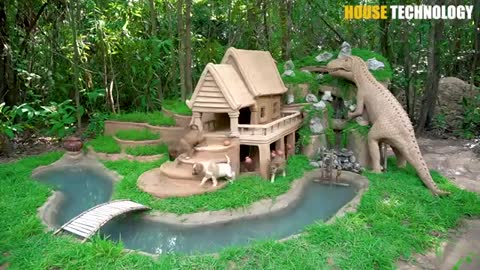 Rescue Poor Puppy Build Dog House And Fish Pond