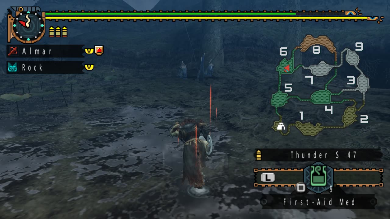 Monster Hunter Freedom Unite - Supreme Ruler of the Swamp (Guild 2*) Quest Walkthrough