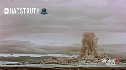 Russia releases previously classified 1961 footage of the largest ever nuclear explosion.