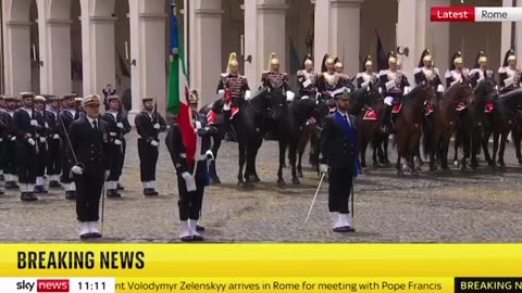 Zelensky in Italy