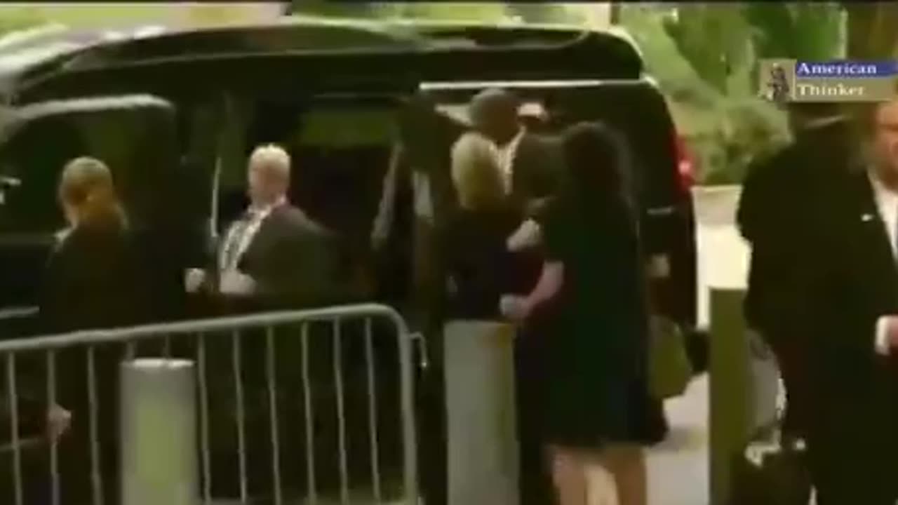 The arrest of Hillary (viewed from the left hand side).