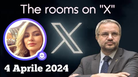 🔴 The Rooms on X, #FuoriDallEuro, ☢️ come ? (Sen. Claudio Borghi, avv. Luigi Pecchioli, 4 Aprile 24)