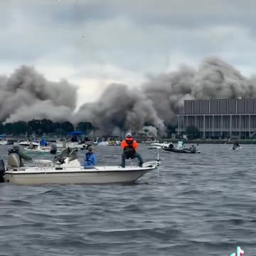 A 9/11 Style Controlled Demolition In A Matter Of Seconds | Louisiana