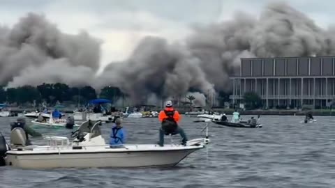 A 9/11 Style Controlled Demolition In A Matter Of Seconds | Louisiana