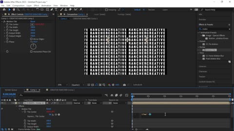 Adobe After Effect - Create Typography Portrait