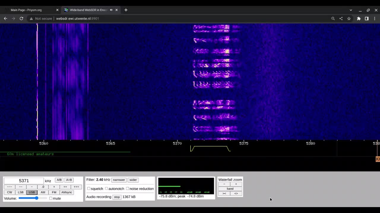 S11a Cherta 27/11/2022 0830 UTC 5371kHz