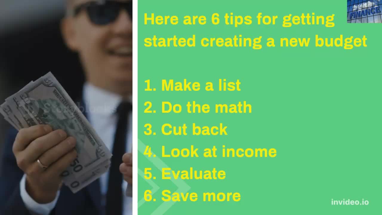Here are 6 tips for getting started creating a new budget