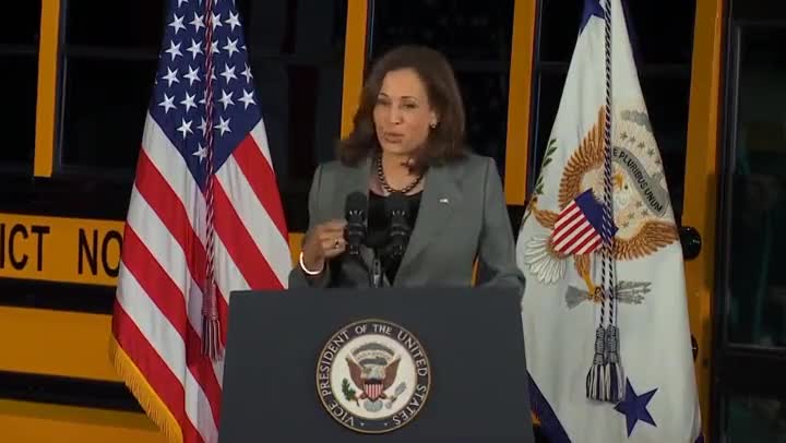 Kamala: "Today 95% of our school buses are fueled by diesel fuel