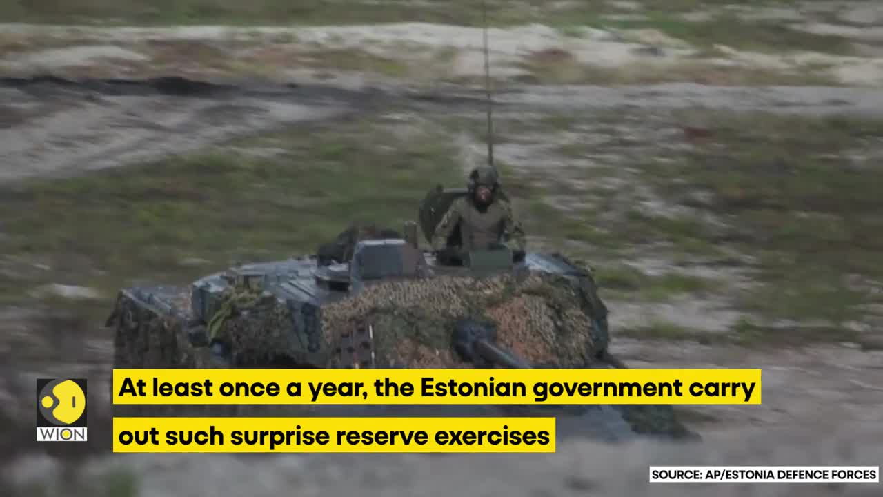 Russia's neighbour Estonia is conducting a six-day snap military exercise