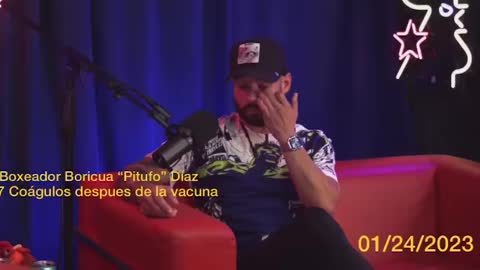 BOXEADOR PUERTORRIQUEÑO PITUFO DIAZ VICTIMA DE COAGULOS EN LA SANGRE POR
