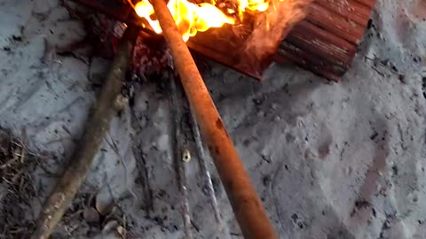 Assando Castanha de Caju