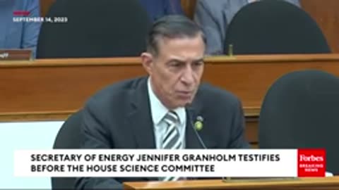 WATCH: Darrell Issa Drops The Hammer On Biden's Energy Secretary Over Attacks