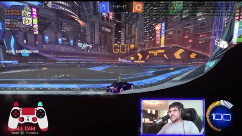 VERY short stream of Rocket League w/ my son.